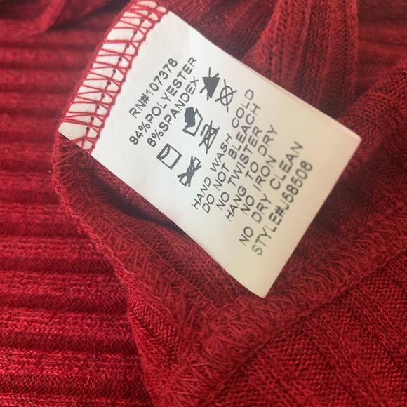 Available by Angela Fashions Red Open Cardigan Sweater Small New with tag - Picture 9 of 9